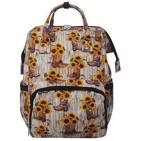 Sunflower diaper bag wholesale hot sale